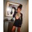 Black Long Sleeve Criss Cross Hollow Out Cutout out Sequin Women Dress Sexy Bandage Women Clothing