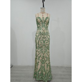 Spring Summer Sequin Women Party Dress Club Sequ Dress