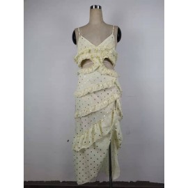 Dress Sequined Thailand Sanya Seaside Holiday Travel Beach Maxi Dress