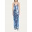 Sequined Blue Sequin V neck Dress with Shoulder Straps Sexy Dress Women Clothing