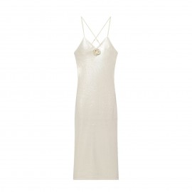 Hot Selling Women Summer High End Sequin Design Suspender Dress