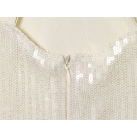 Hot Selling Women Summer High End Sequin Design Suspender Dress