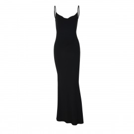 Summer Sequined Butterfly Decoration Solid Color Sexy Suspenders Backless Dress