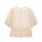 Women Clothing Summer Hollow Out Cutout Crochet Stitching Design Chic Short Sleeve Top