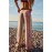 Spring Women Clothing Casual Loose Striped Wide Leg Pants