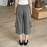 Street Work Clothes Pocket Waist Drawstring Straight Cropped Pants Casual Laid Back Loose Wide Leg Pants
