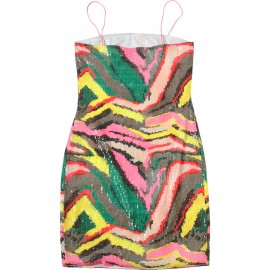 Summer Sexy Slim Fit Skinny Sequin Sling Sheath Dress