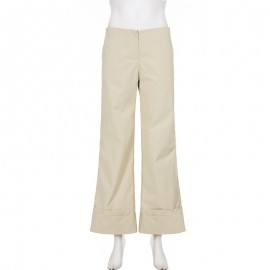 Retro Low Waist Sexy Baggy Straight Trousers Match Slimming Woven Casual Pants Simple Trousers
