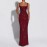Women Clothing Dress Sequin Sling Evening Dress Dinner Sexy Dress Slim Fit Backless Maxi Dress