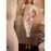 Star Graceful Fashionable Heavy Industry Beads Diamond Short Sleeve Slim Mid Length Dress