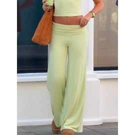 Sports Yoga Straight Leg Trousers Pants Women Clothing Spring Summer