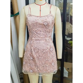 Women Clothing Sexy Backless Sequ Dress Beach Birthday Petite Dress
