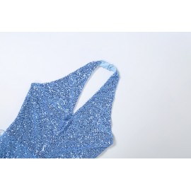 Summer Women Elegant Sexy Sequined Tassel Design Dress
