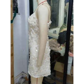 Women Clothing Sexy Backless Spaghetti Straps Sequ Dress Party Dress