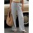 Home Casual Relaxed Cotton Linen Drawstring Trousers Women Clothing Summer