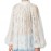 Summer Women Half Turtleneck Solid Color Lace Lantern Sleeve Blouse Lace Shirt Bottoming Top