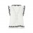 Women Clothing Summer Fashionable Elegant Contrast Color Embroidered Top