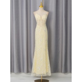 Sexy Socialite Dress Autumn Embroidered Voile Sling Slim Slimming Dress Women Clothing