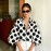 Eaby Refined Stylish Polka Dot Large Sleeves Shirt