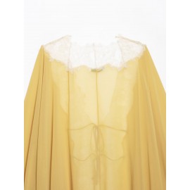 Women Clothing Fashionable Stitching Lace Shirt