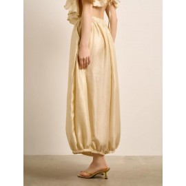 Bloomers Summer Streamer Trend Lazy Loose Casual Long Chiffon Pants