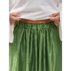 Bloomers Summer Streamer Trend Lazy Loose Casual Long Chiffon Pants
