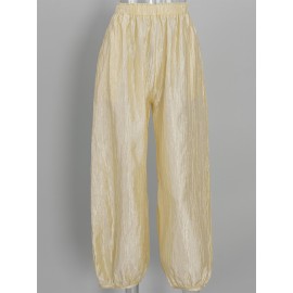 Bloomers Summer Streamer Trend Lazy Loose Casual Long Chiffon Pants