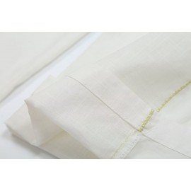 Women Clothing Summer Casual Side Striped Embroidered Ribbon Straight Leg Pants