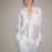 Women Clothing Summer Embroidered Pocket with Stand Collar Long Sleeve Shirt Top