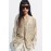 Women Clothing Summer Embroidered Pocket with Stand Collar Long Sleeve Shirt Top