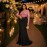Women Clothes Dress Sequin round Neck Pleated Sequined Sheath Long Sleeve