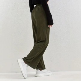 Draping Light Luxury Wide Leg Design Loose Straight Casual Pants All Match Small Slim Fit Women Pants