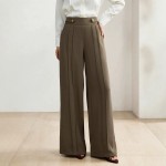 Retro Slimming Light Luxury Wide Leg Design Loose Casual Pants High Waist Mopping Drooping Straight Pants