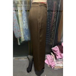 Retro Slimming Light Luxury Wide Leg Design Loose Casual Pants High Waist Mopping Drooping Straight Pants