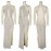 Women Elegant Halter Backless Split Drilling Dress