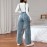 Women Clothing Denim Suspender One Piece Trousers