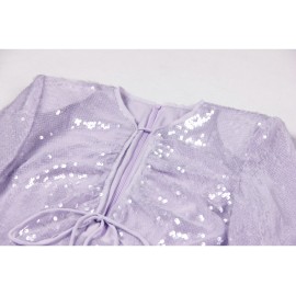 Summer Sequ Graceful Online Influencer Dress