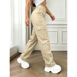 Street Casual White Line Workwear Women Clothing Autumn Winter