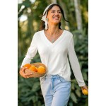 Almost Autumn White Top