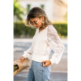 August Romance White Top