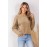 Autumn Fog Brown Knit Top