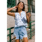 Beachside Inn Floral Top
