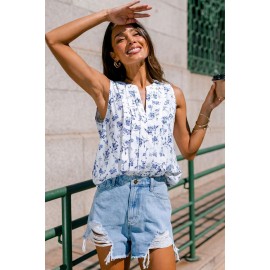 Beachside Inn Floral Top