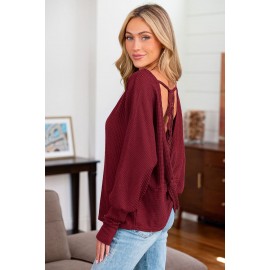 Blush Wine Red Top
