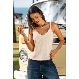 Centering Myself Beige Top