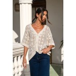 Claim to Fame Beige Cardigan