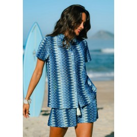 Coastal Drive Chevron Shirt