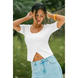 Crisp Day White Top