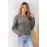 Crossed Paths Grey Top