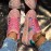 Women's Korean-Style Slip- Sneakers Suitable for - European Starry Sky Rhinestone Low-Top Round Toe Casual Shoes, Soft PVC & Cushioned Insole, Trendy Color Block for Parties, Daily Wear, Year-Round Outfits (Comfortable), Women Shoes
